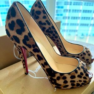 Louboutin Very Prive 120 Pony Luxor size 38 New with Box
